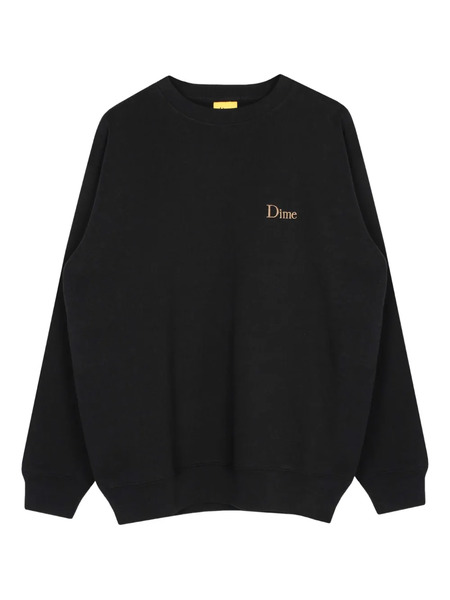  Dime Logo-embroidered Sweatshirt - Black 