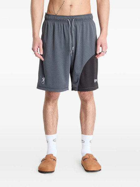  Dime Mesh Panel Shorts - Grey 