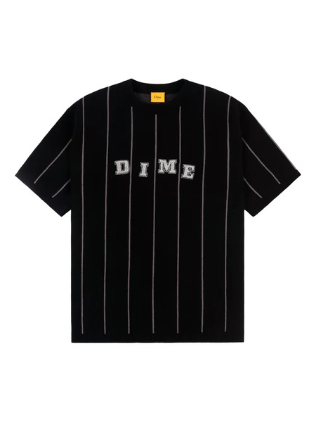  Dime Striped Logo-detail Sweater - Black 