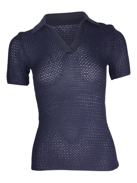  Dion Lee Basket-weave Top - Blue 