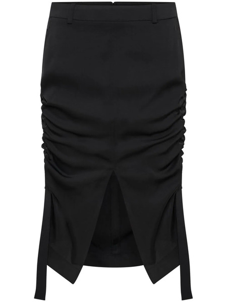  Dion Lee Cinch Midi Skirt - Black 