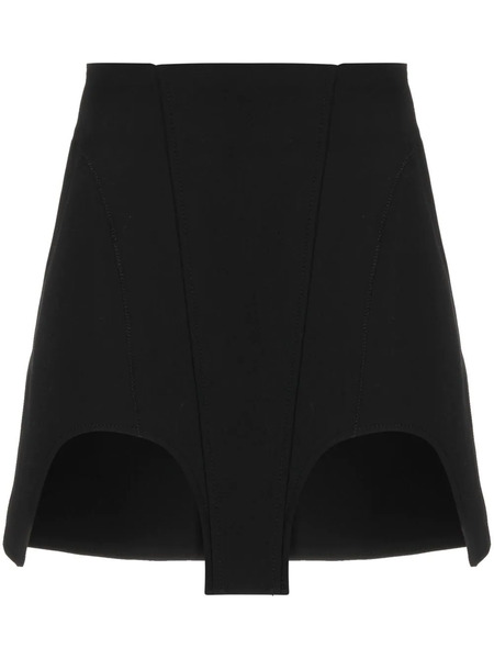  Dion Lee Double Arch Miniskirt - Black 