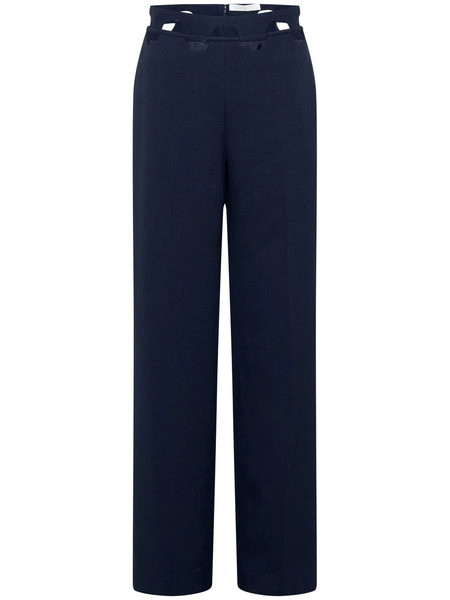  Dion Lee Hinge-seam Straight Trousers - Black 