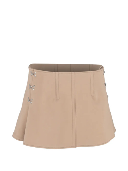  Dion Lee Hook-fastening Mini Skirt - Neutrals 
