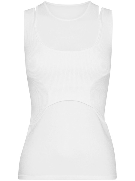  Dion Lee Interlink Knitted Tank Top - White 