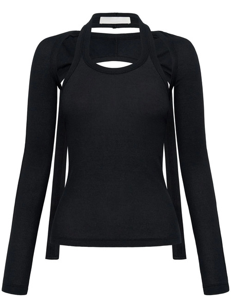  Dion Lee Modular Open-back Top - Black 