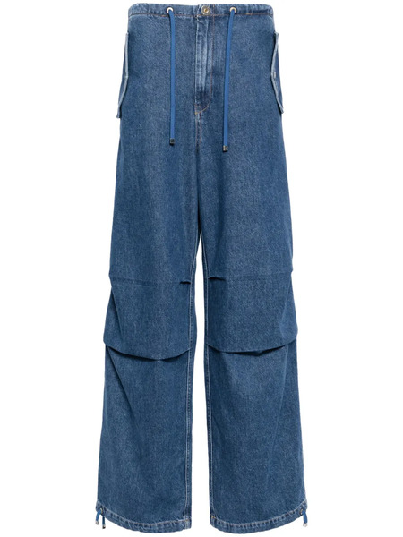  Dion Lee Parachute Straight-leg Jeans - Blue 
