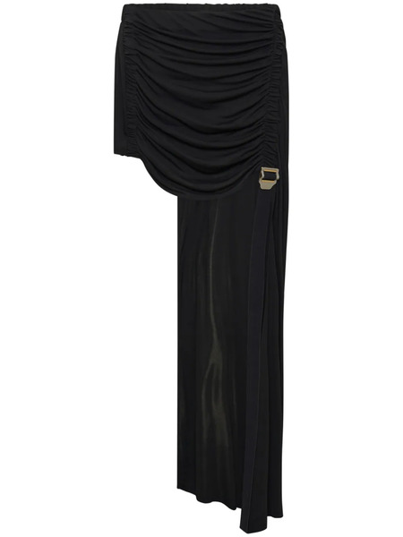  Dion Lee Safety-slider Gathered Mini Skirt - Black 