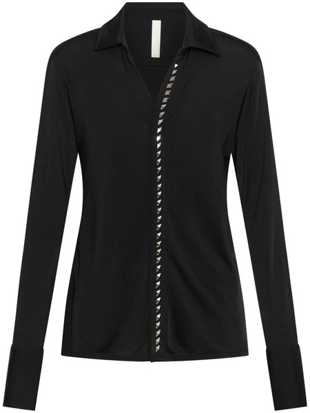  Dion Lee Studded-placket Shirt - Black 