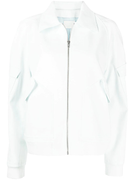  Dion Lee Zip-up Fitted Bomber Jacket - Blue 