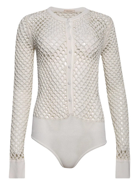  Diotima Zora Crochet Bodysuit - White 