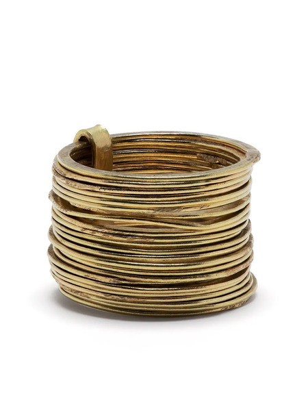  Disa Allsopp 18kt Yellow Gold Round Stack Ring 