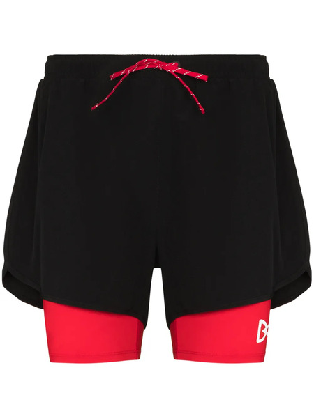  District Vision Aaron Compression Track Shorts - Black 