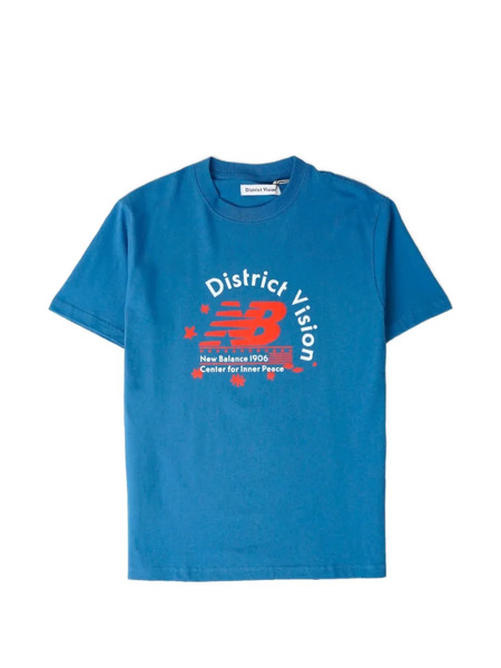  District Vision X New Balance Logo-print T-shirt - Blue 