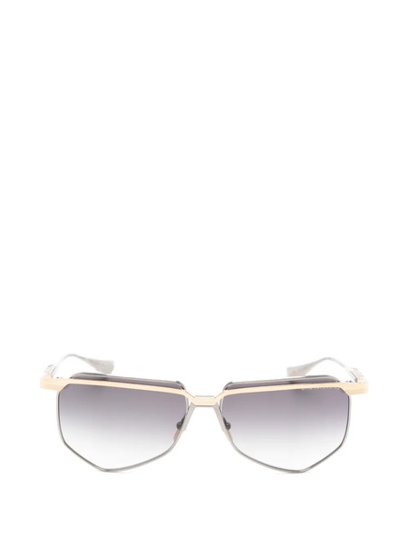  Dita Eyewear Geometric-frame Sunglasses - Gold 
