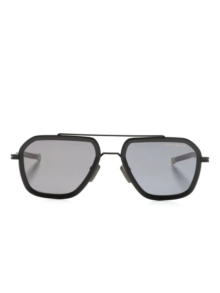  Dita Eyewear Lsa-433 Pilot-frame Sunglasses - Black 