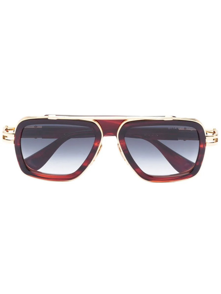  Dita Eyewear Pilot-frame Sunglasses - Brown 