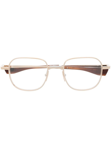  Dita Eyewear Square-frame Glasses - Gold 