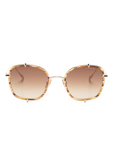  Dita Eyewear Talon-three Square-frame Sunglasses - Gold 