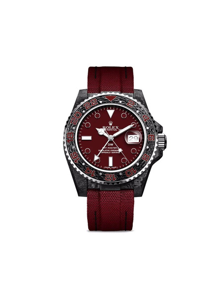  Diw (designa Individual Watches) Pre-owned Customised Gmt q Project 40mm - Red 