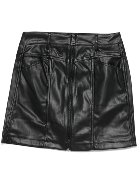  Dkny A-line Mini Skirt - Black 
