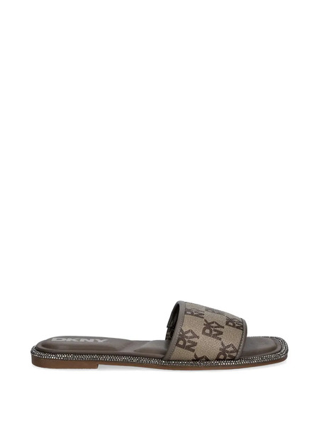  Dkny Badin Flat Sandals - Brown 