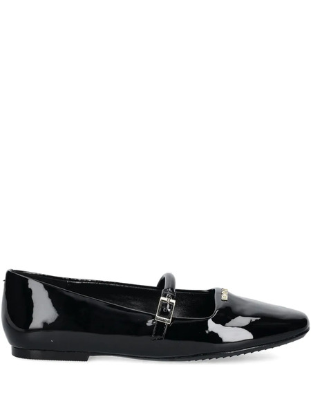  Dkny Buckle-strap Ballet Flats - Black 