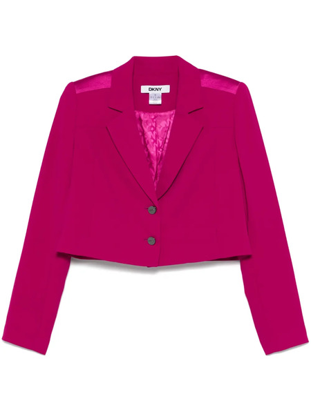  Dkny Cropped Blazer - Pink 