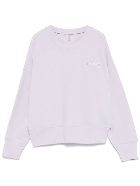  Dkny Embroidered Sweatshirt - Purple 