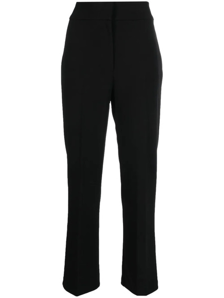  Dkny High-waisted Cropped Trousers - Black 