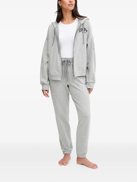  Dkny Hooded Zip-up Pyjama Set - Grey 