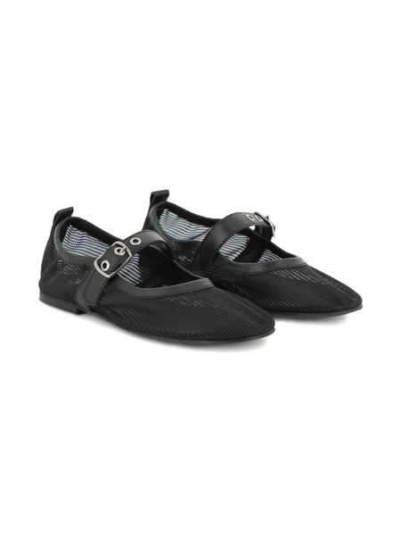  Dkny Kids Buckle-strap Ballerinas - Black 