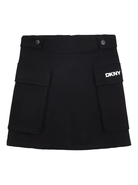  Dkny Kids Cargo-pocket Miniskirt - Black 
