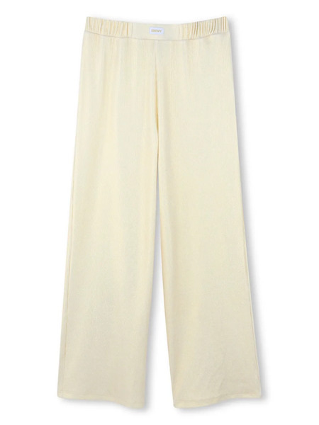  Dkny Kids Fine-ribbed Trousers - Neutrals 