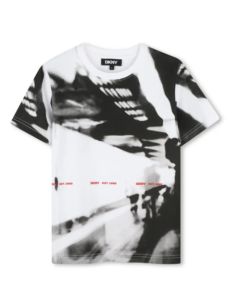  Dkny Kids Graphic-print T-shirt - White 
