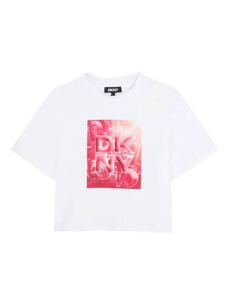  Dkny Kids Graphic-print T-shirt - White 