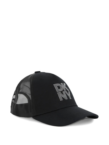  Dkny Kids Logo-embellished Panelled Cap - Black 