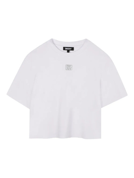  Dkny Kids Logo-embroidered T-shirt - White 