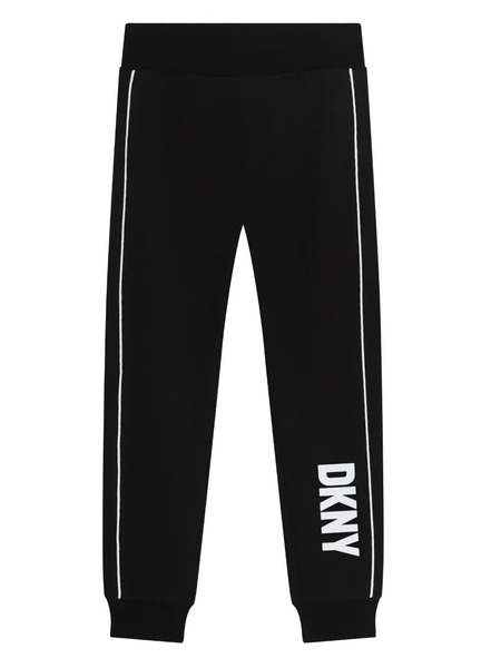  Dkny Kids Logo-print Elasticated-waist Track Pants - Black 