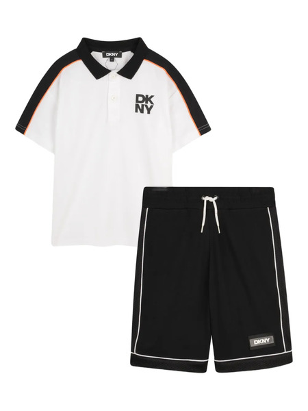  Dkny Kids Logo-print Shorts Set - White 