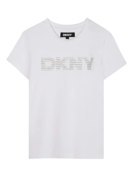  Dkny Kids Logo-studded T-shirt - White 