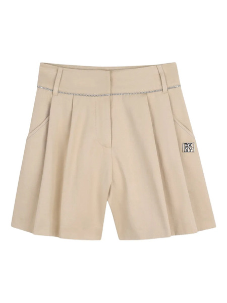  Dkny Kids Pleated Shorts - Neutrals 