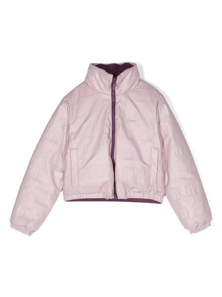  Dkny Kids Reversible Puffer Jacket - Pink 
