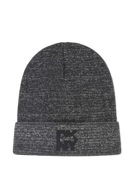  Dkny Kids Ribbed-knit Beanie Hat - Grey 