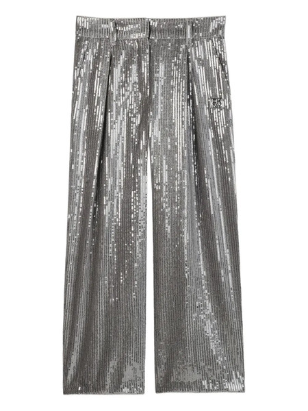 Dkny Kids Sequin-embellished Trousers - Grey 