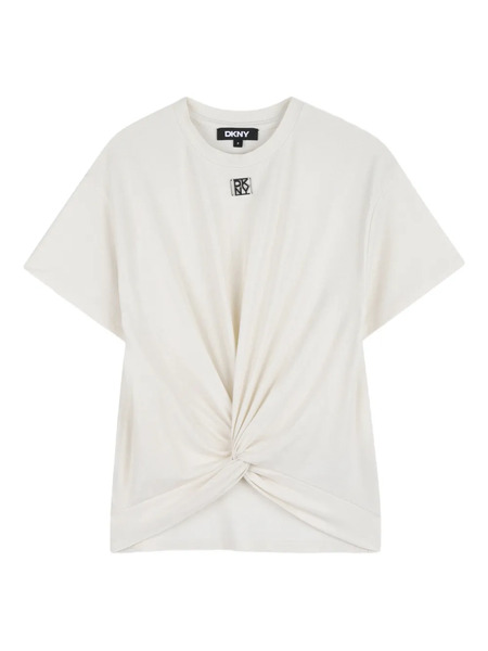  Dkny Kids Twisted T-shirt - White 