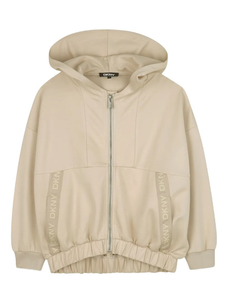  Dkny Kids Zip-up Hoodie - Neutrals 