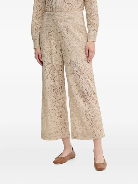  Dkny Lace-detail Trousers - Neutrals 