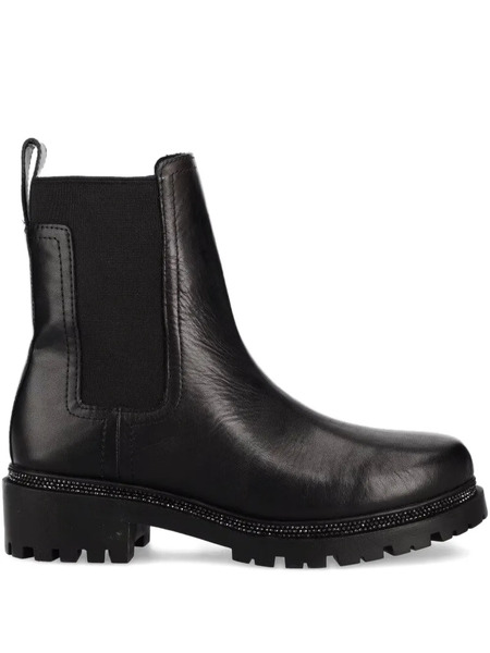 Dkny Leather Chelsea Boots - Black 