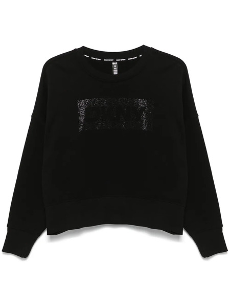  Dkny Logo-embellished Sweatshirt - Black 
